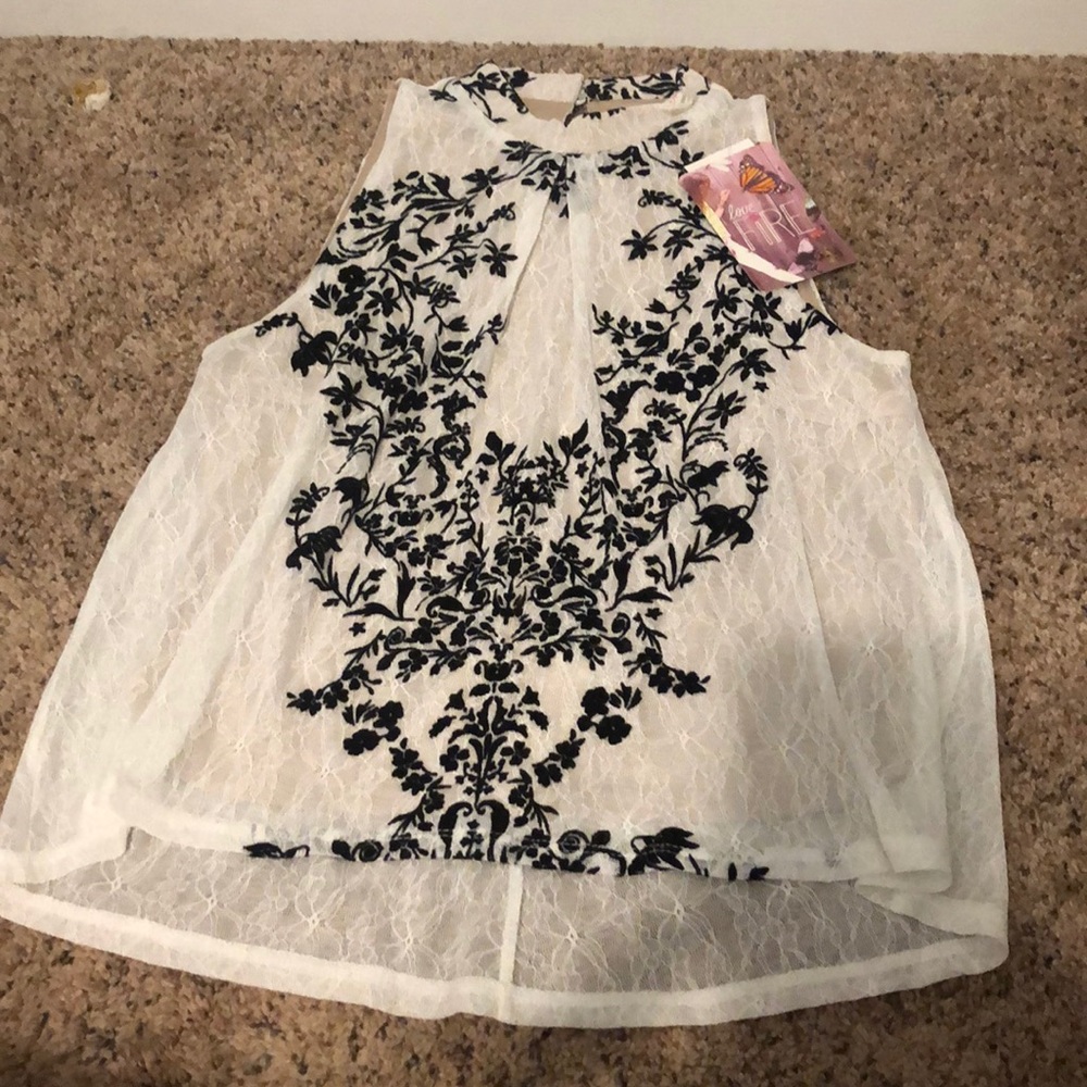 Brand new lace top